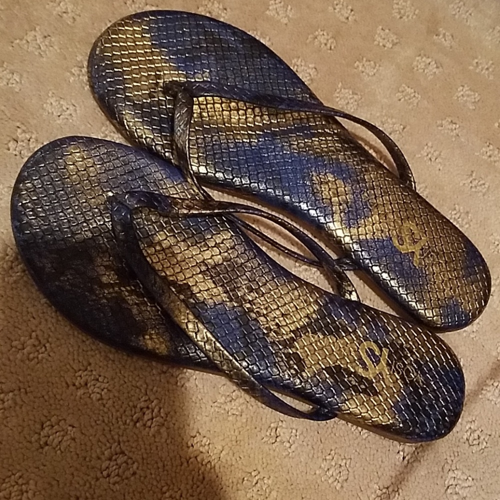 Yosi Samra Snake Print Flip Flop- NWB/Size 6